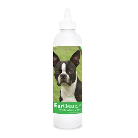 Healthy Breeds 8 oz Boston Terrier Ear Cleanse with Aloe Vera Cucumber Melon 840235103653